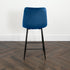 Native Home Lifestyle Squared Navy Blue Kitchen Bar Stools (Set Of 2)